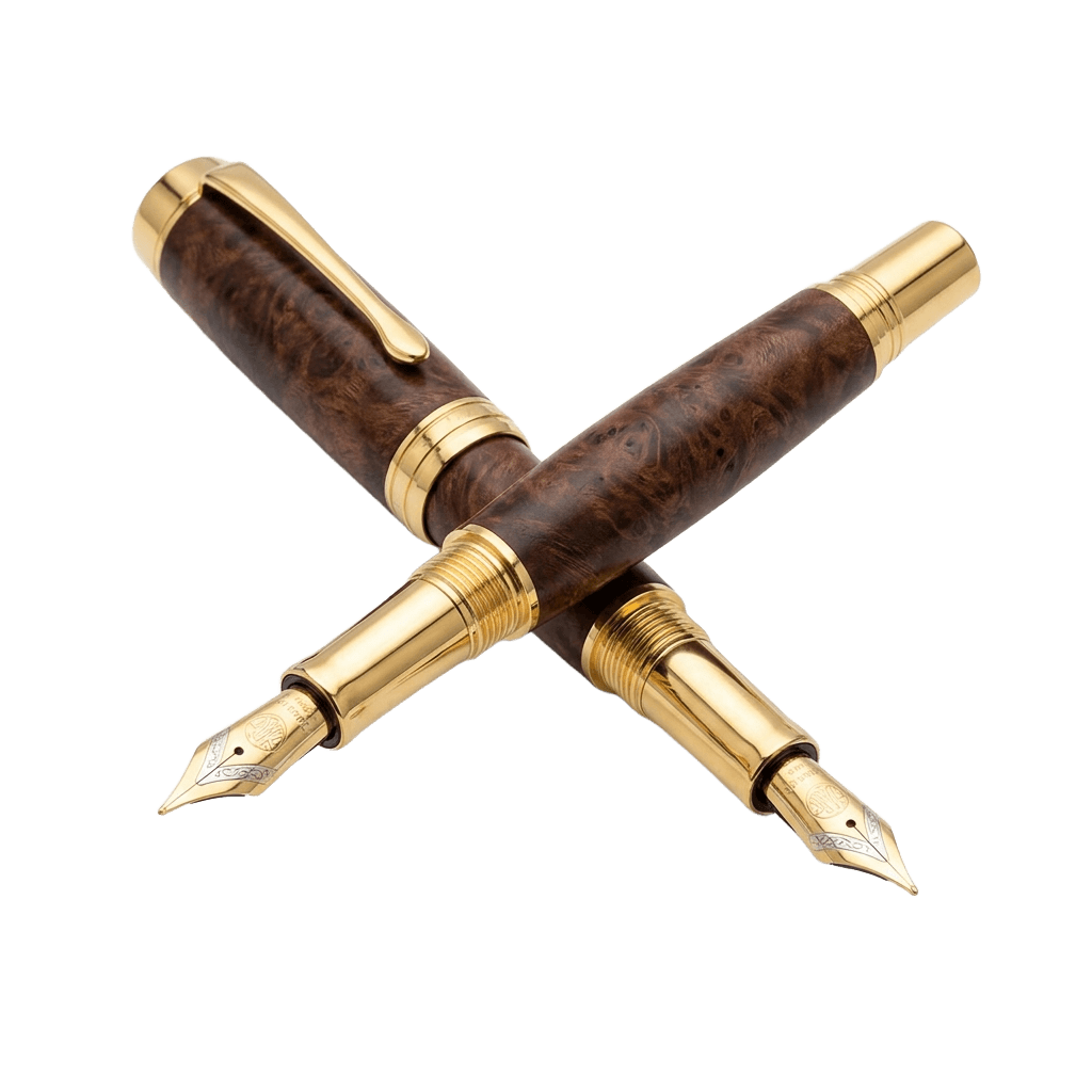 Fountain_pen_with_gold_accents_202607111155 PNG