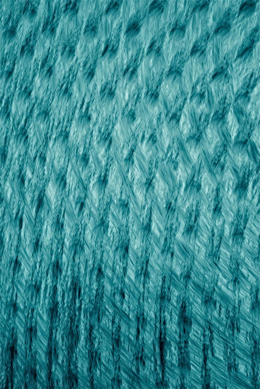 Dynamic abstract teal texture with intricate woven patterns creating an artistic visual de